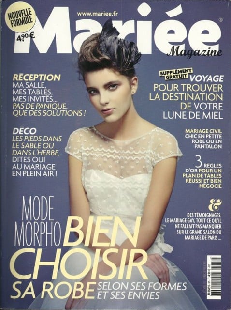 mariee magazine couv